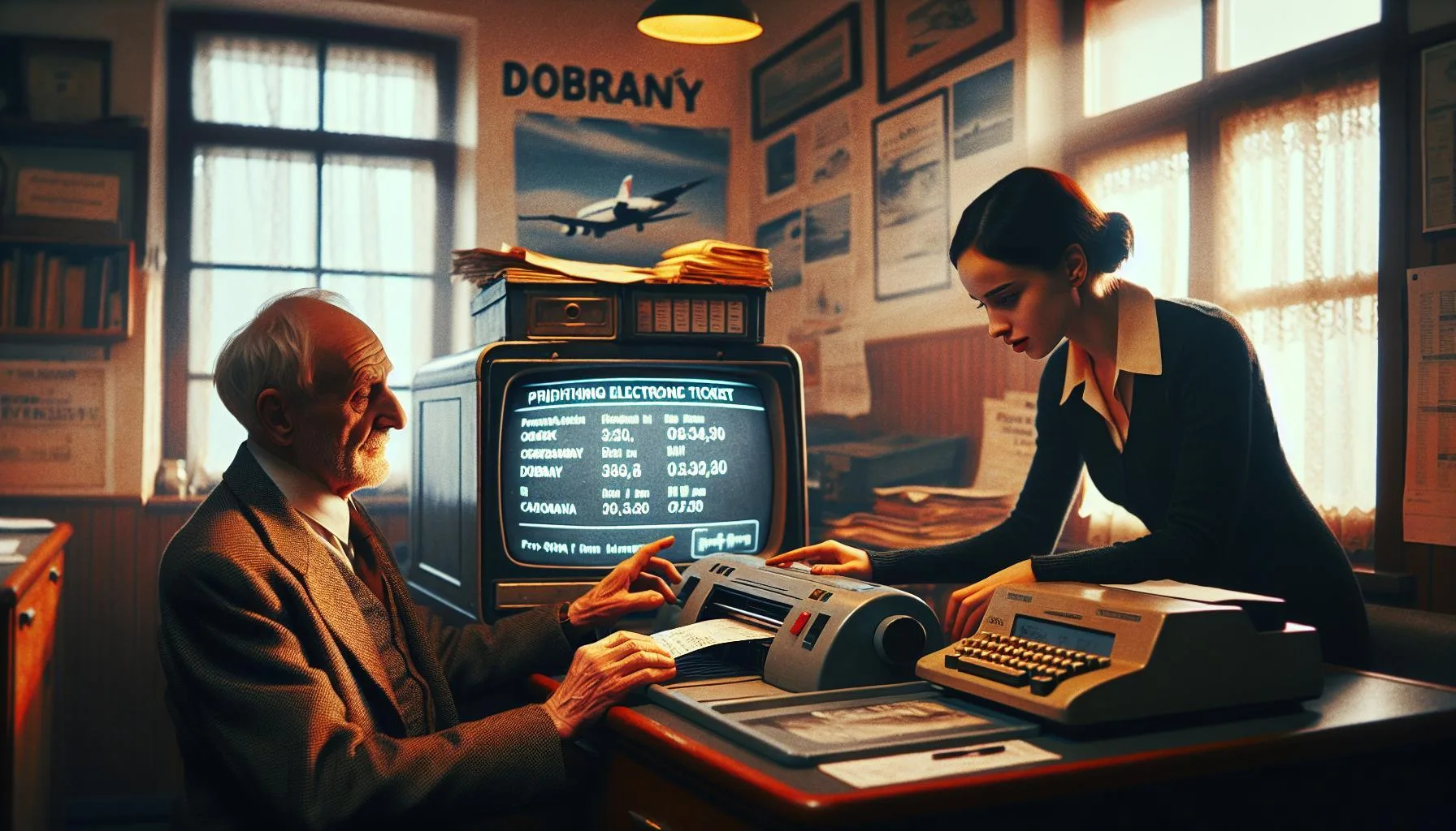 Kde vytisknout svou elektronickou letenku v Dobřanech?