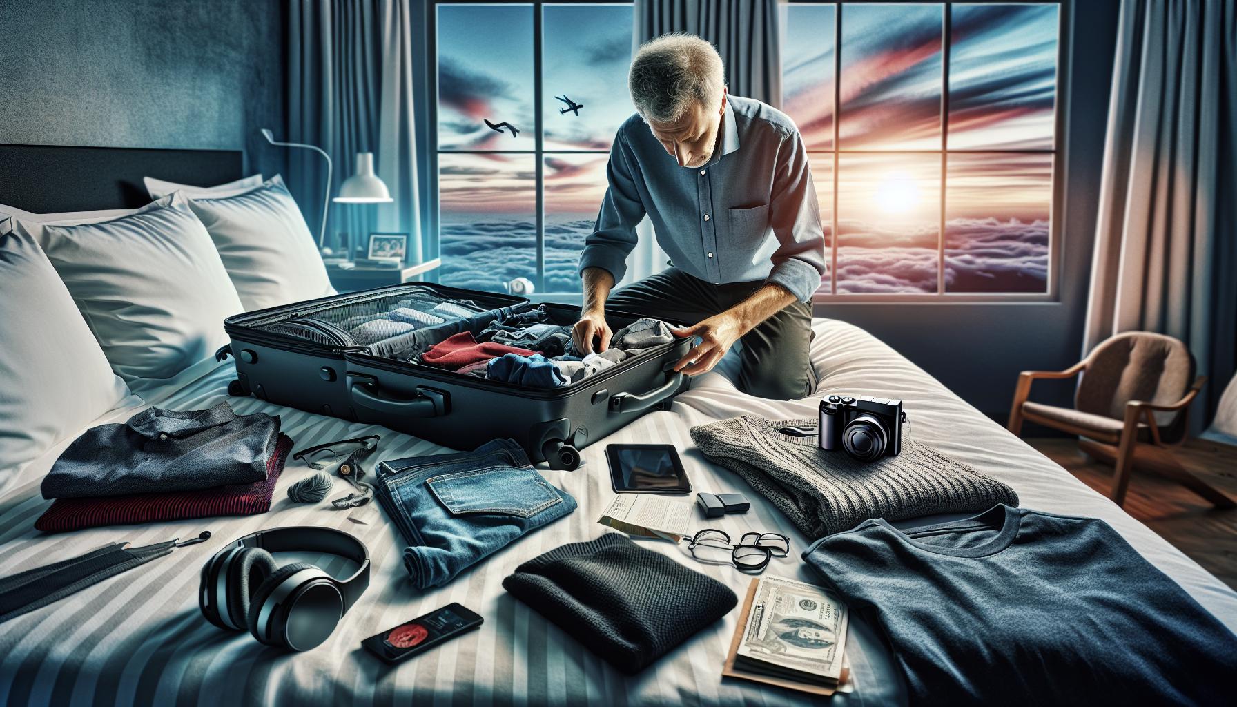 Příprava na leteckou cestu s fotoaparátem